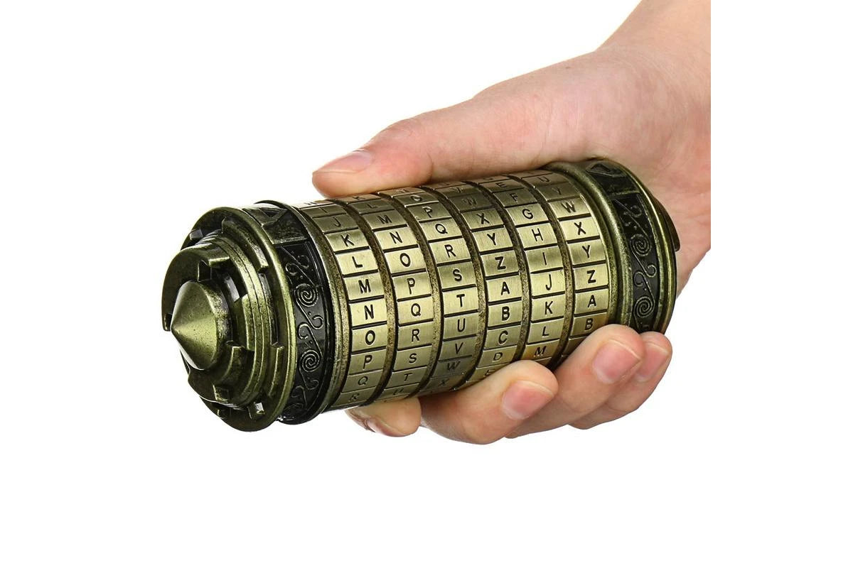 Cryptex Da Vinci Code Mini Lock with Hidden Compartment