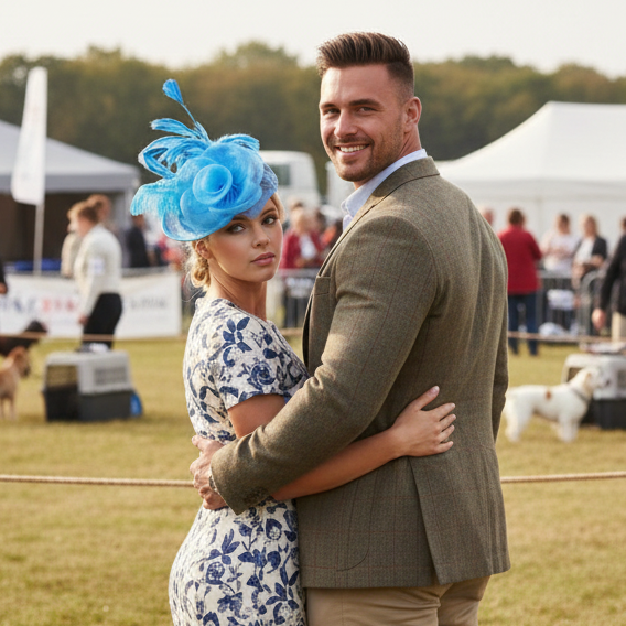 Ostrich Feather Fascinators