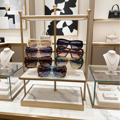 CAESAR Large Frame Integrated Sunglasses