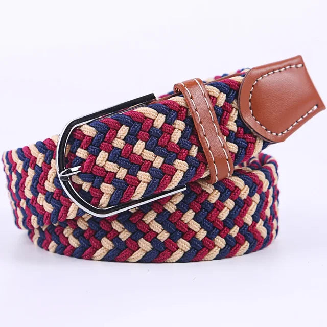 Casual Woven Fabric Elastic Belts