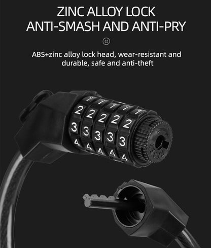 COOLBABY 5 Digit Combination Bicycle Locks