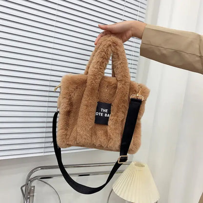 Designer Faux Fur Tote Bags