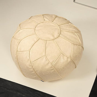 Moroccan Dual Purpose Vegan Leather Ottoman