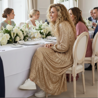 Sable Midi Sequin Dress