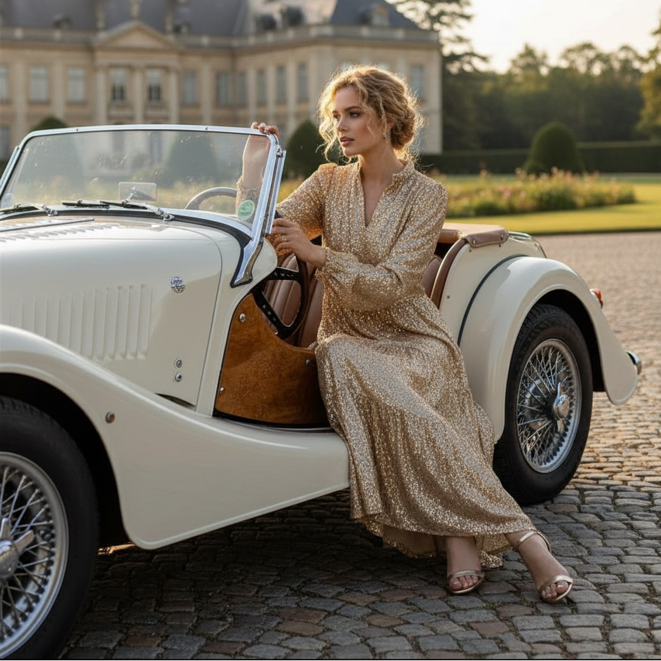 Sable Midi Sequin Dress