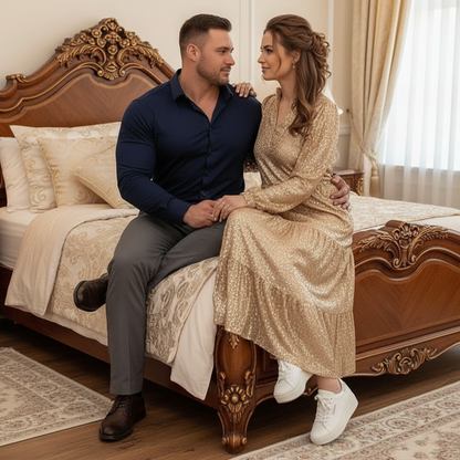 Sable Midi Sequin Dress