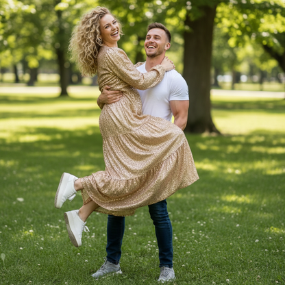 Sable Midi Sequin Dress