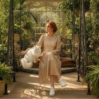 Sable Midi Sequin Dress