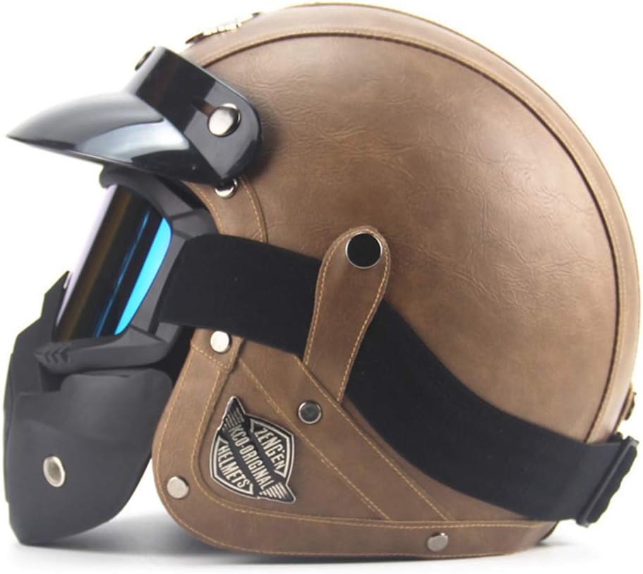 Crown Racing Vintage Vegan Leather Helmets