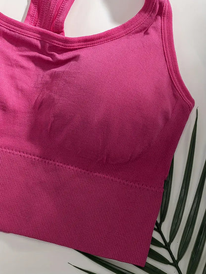 CELILIN Racerback Plus Size Sports Bras