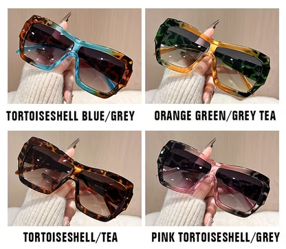 CAESAR Large Frame Integrated Sunglasses