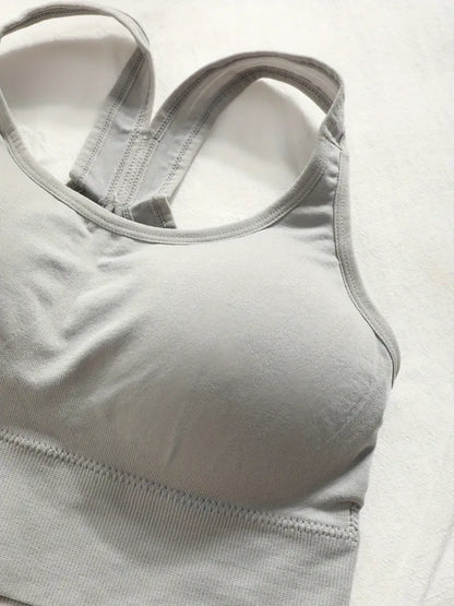 CELILIN Racerback Plus Size Sports Bras