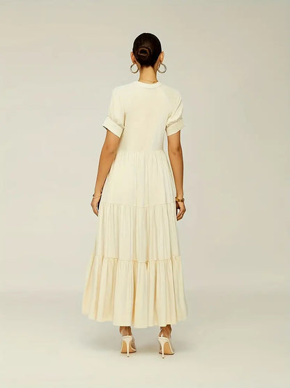Elegant Tiered Maxi Dress