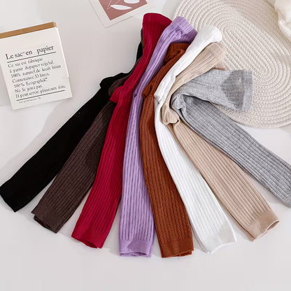 BELLA Ribbed Footless Tights (8 Pairs)