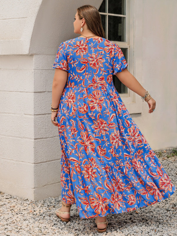 Rustty Dustty Plus Size Viscose Boho Dress