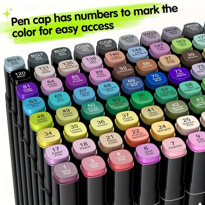 Dual Tip 48 Color Alcohol Marker Set