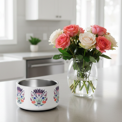 Double Wall Stainless Steel Pet Bowl