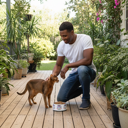 Double Wall Stainless Steel Pet Bowl