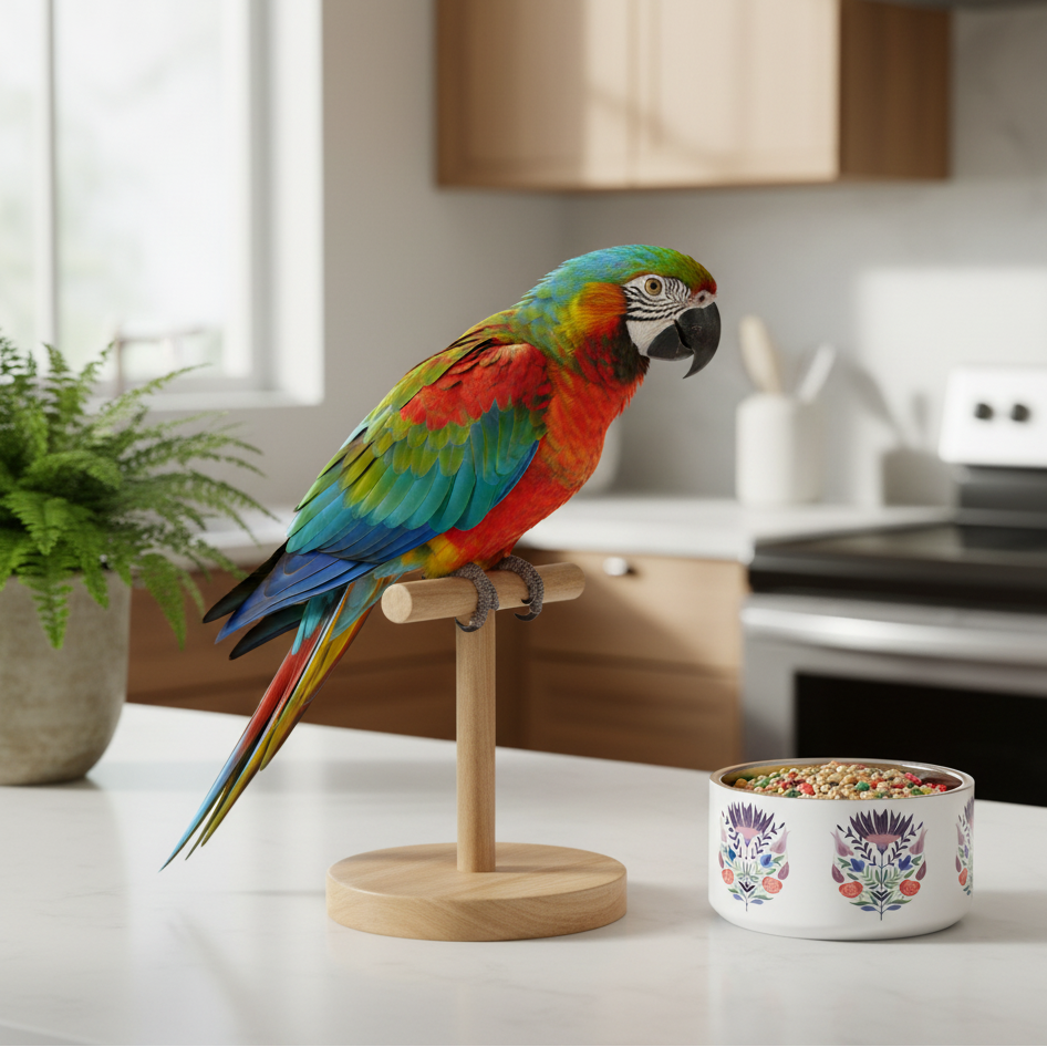 Double Wall Stainless Steel Pet Bowl