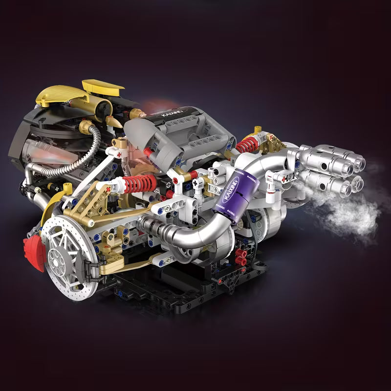 Super Car Electric V8 Engine Building Blocks