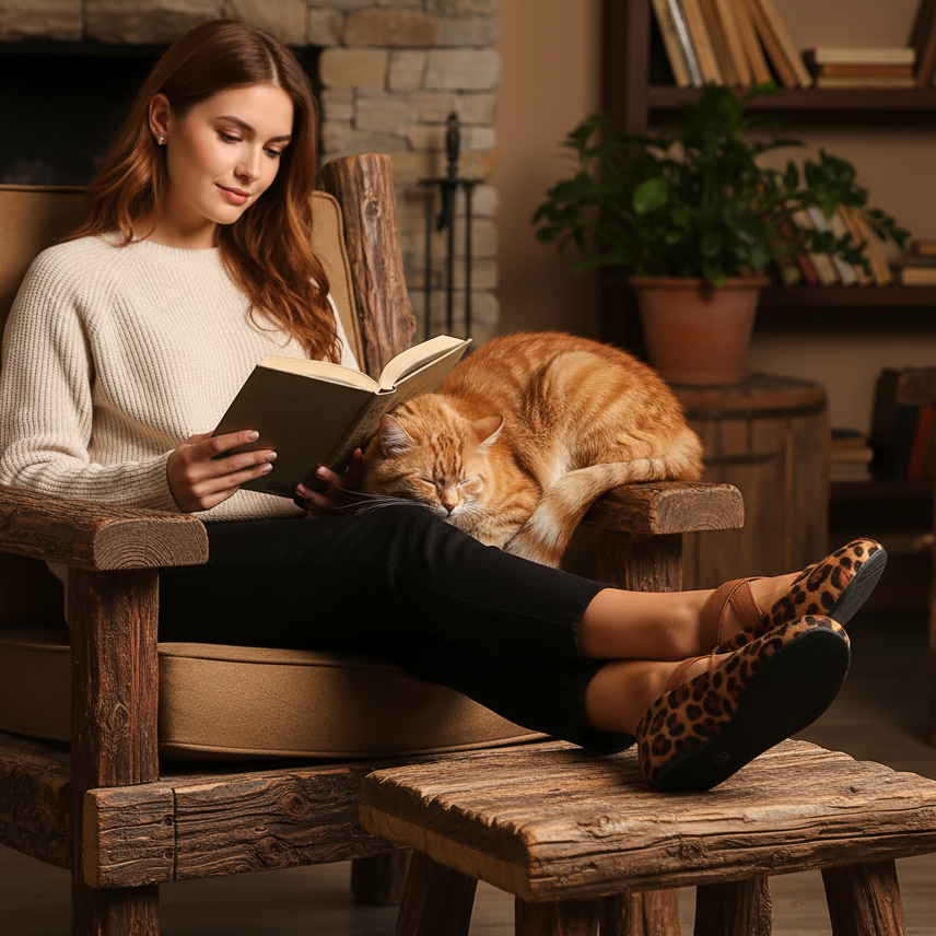 Minimalist Velvet Slip-On Ballet Flats