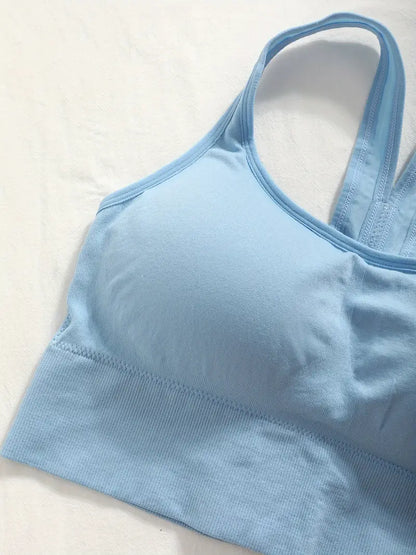 CELILIN Racerback Plus Size Sports Bras
