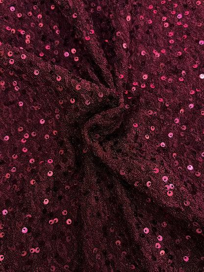 Puff Sleeve Sequin Midi Dress