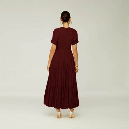 Elegant Tiered Maxi Dress