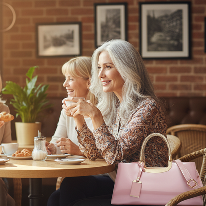 Noble Patent Leather Messenger Bags