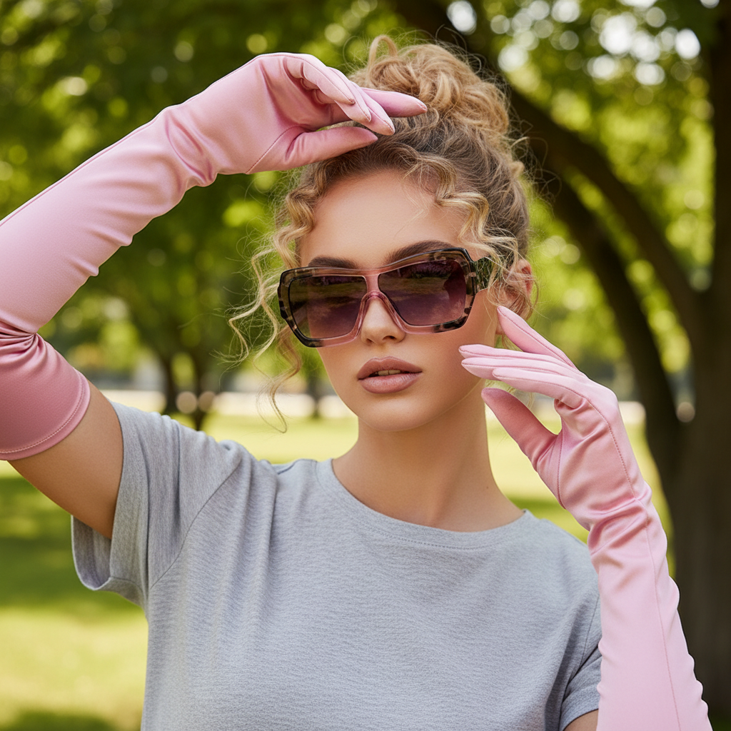 CAESAR Large Frame Integrated Sunglasses