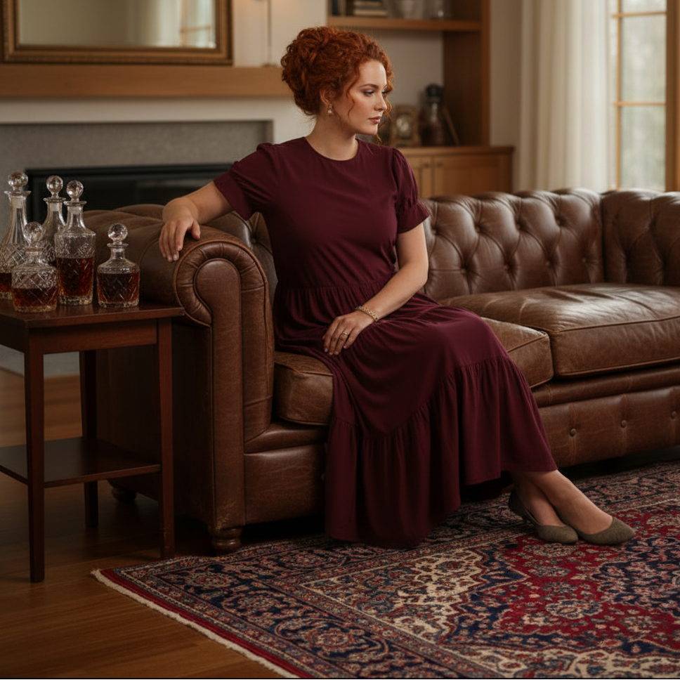 Elegant Tiered Maxi Dress