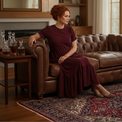 Elegant Tiered Maxi Dress