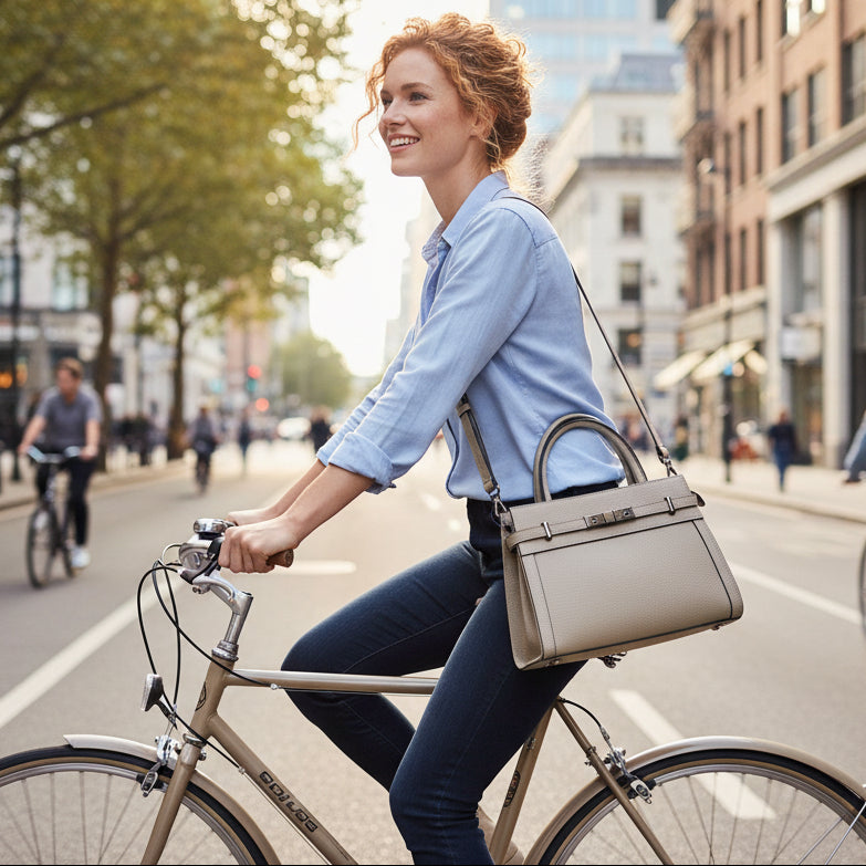 Birkin Inspired Genuine Leather Handbags - The New York Collection