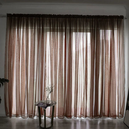 Classic Sheer Polyester Gauze Curtains