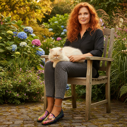 Rainbow Sequined Lightweight Comfortable Flats