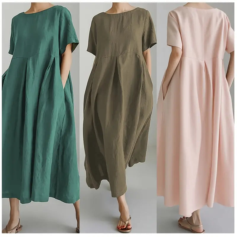SLPY Linen Maxi Dress