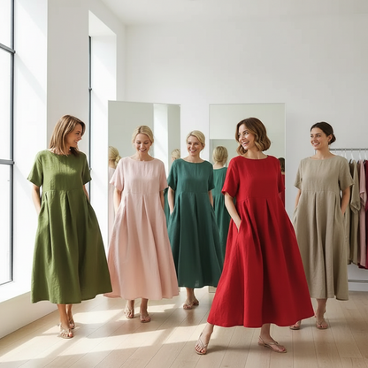 SLPY Linen Maxi Dress