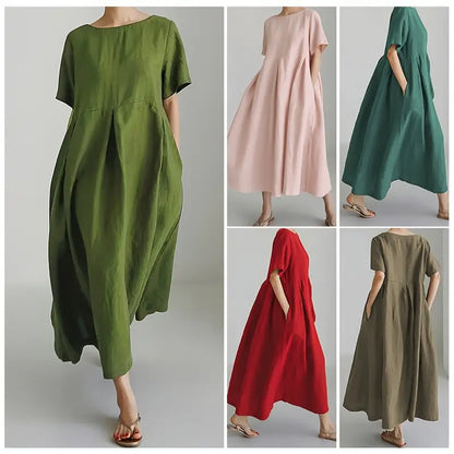 SLPY Linen Maxi Dress