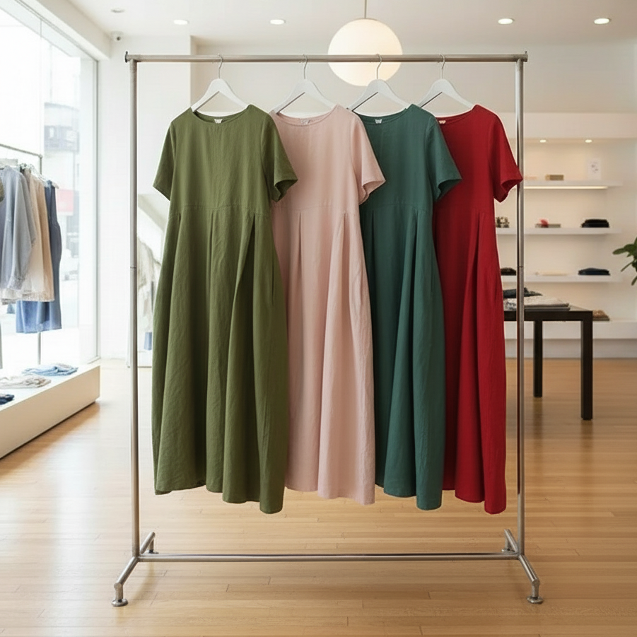 SLPY Linen Maxi Dress