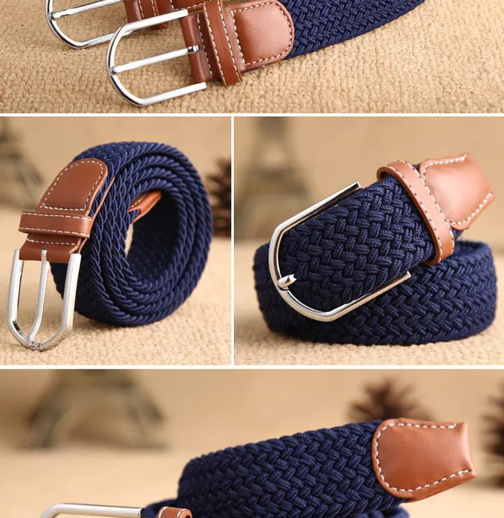 Casual Woven Fabric Elastic Belts