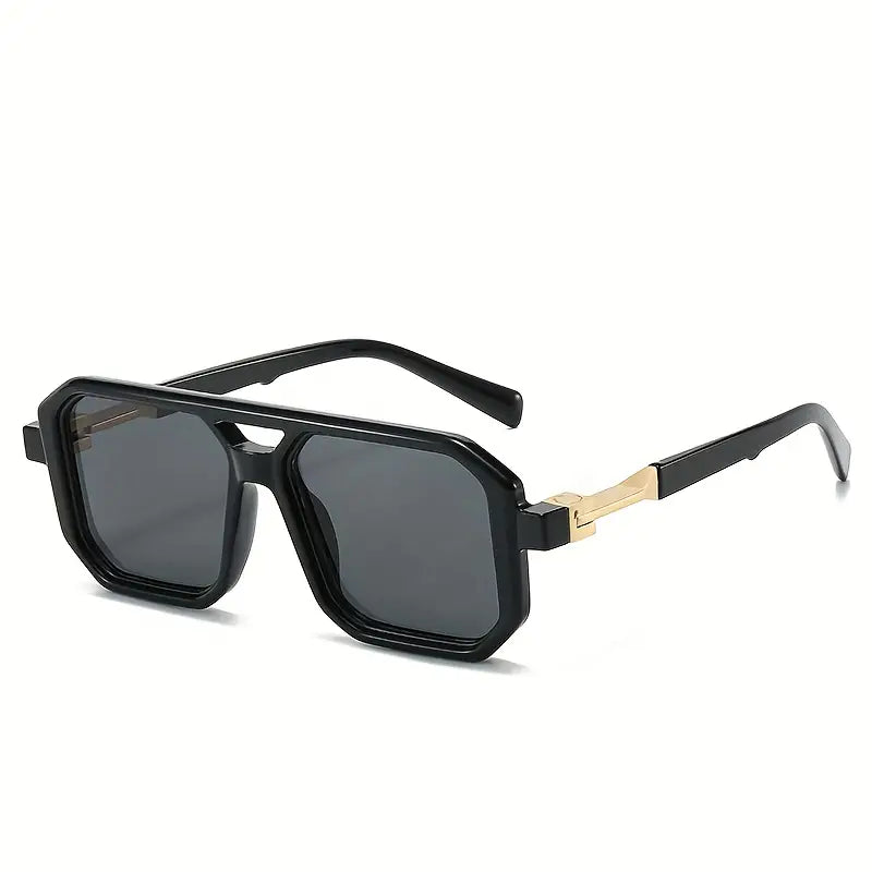 TITANORA Unisex Square Frame Designer Sunglasses