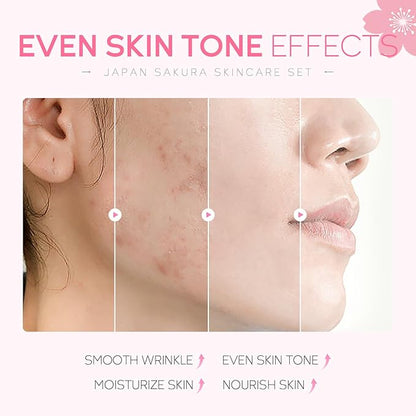 LAIKOU Japan Sakura Skincare Set