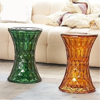 Crystal Acrylic Transparent Vanity Stool