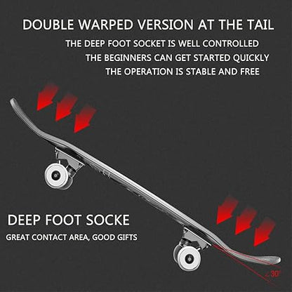 Kingbox Colorful Flash Wheel Skateboards