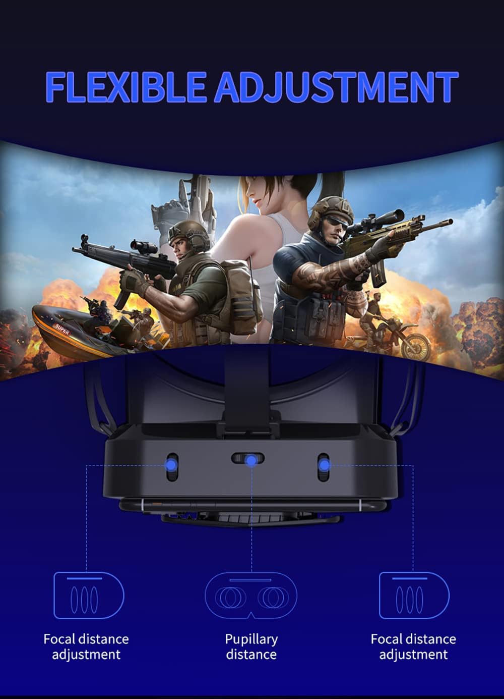 SHINECON G10 Mobile Phone 3D Virtual Reality Headset