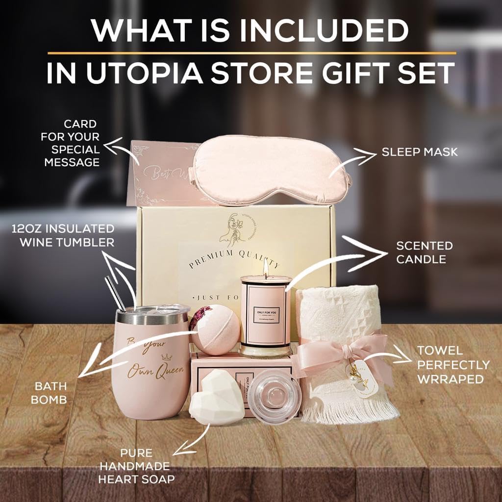 Pink SPA Boxed Gift Care Set