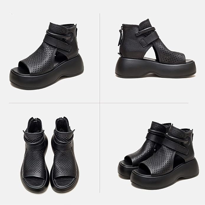 Roman High-Top Platform Sandals