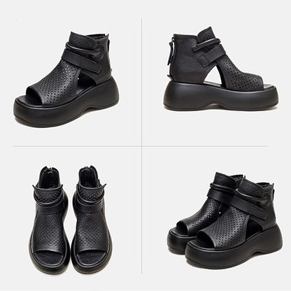 Roman High-Top Platform Sandals