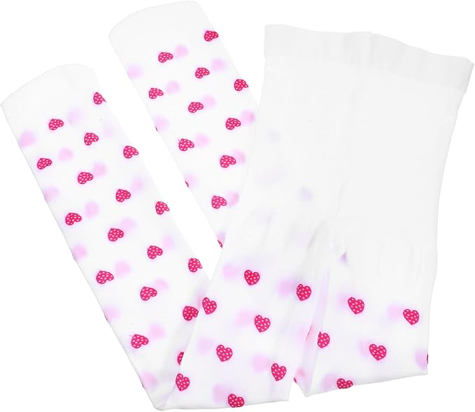 Love Heart & Dots Kids Pantyhose