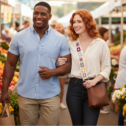 Retro Adjustable Woven Bag Straps